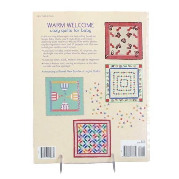 Warm Welcome Cozy Quilts Baby Quilting Book by Mary Hickey 17 Quilting Projects - Picture 2 of 3
